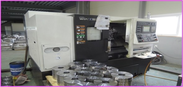 CNC lathe and machined parts