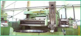 Large vertical lathe